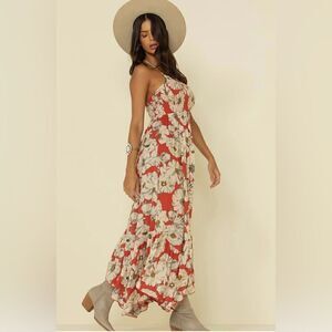 Free People Heat Wave Printed Maxi Slip